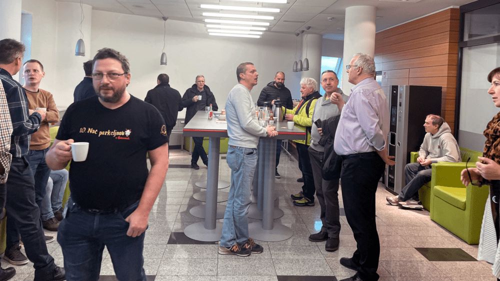 Jutranja kava pred predavanjem